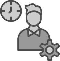 Productive Work Vector Icon Design