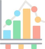 Bar Chart Vector Icon Design