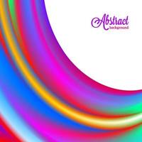 Abstract blurred background with colorful rainbow wave vector