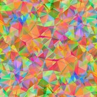 Digital colorful pattern with messy triangles grid vector