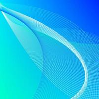 Abstract vector background with blue and green blended lines