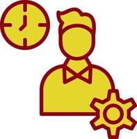 Productive Work Vector Icon Design