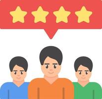 Customer Reviews Vector Icon Design