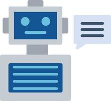 Chatbot Vector Icon Design