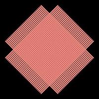 Neon grid from lines Symbol of fabric red color vector illustration image flat style