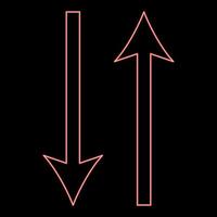 Neon each next sheet is turned one hundred eighty degrees 180 Designation on the wallpaper symbol icon black color vector illustration flat style image red color vector illustration image flat style