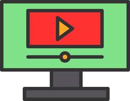 Live Stream Vector Icon Design