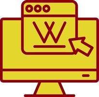 Wikipedia Vector Icon Design