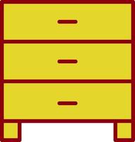 Filing Cabinet Vector Icon Design