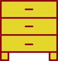 Filing Cabinet Vector Icon Design