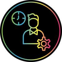 Productive Work Vector Icon Design