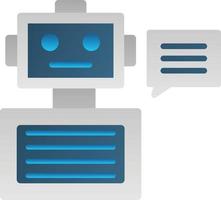 Chatbot Vector Icon Design