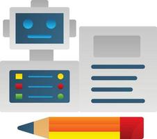 Bots Copywriting Vector Icon Design