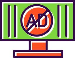 Ad Blocker Vector Icon Design