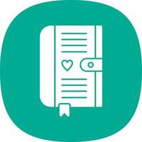 Diary Vector Icon Design