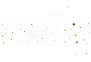 Light silver gold glitter confetti. Light background. vector