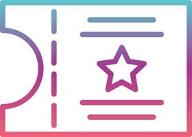Ticket Vector Icon
