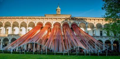 milán italia 2022 universidad estatal de milán con motivo del fuori salone foto