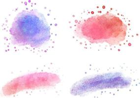 watercolor vector splashes, background for title and logo