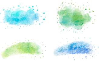 watercolor vector splashes, background for title and logo