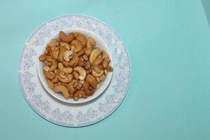 Composition with dried fruits and assorted nuts free to downloads photo