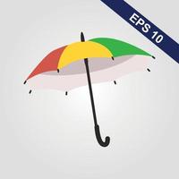 Umbrella illustration. Flat design. Vector. vector