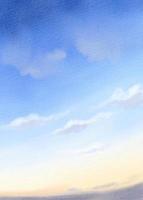 watercolor sky background photo