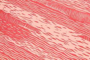 Abstract paper pink geometric asymmetrical texture striped surface lines background. Structure design cardboard shape backdrop. Decoration love Valentine interior concept. Flatlay, close-up, top view photo