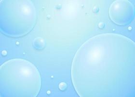 cute sky blue bubble sphere background photo