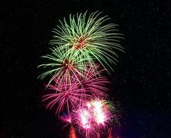 Fireworks in sky photo