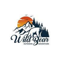 Wild Bear Logo vector