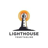 Lighthouse Logo Design vector