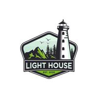 Lighthouse Logo Design vector