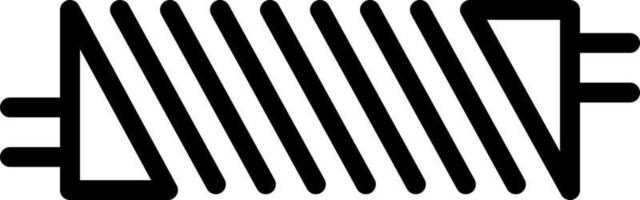 line icon for twisted vector