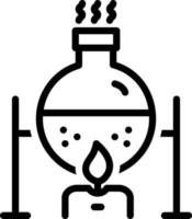 line icon for experiments vector