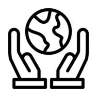 Save The World Icon Design vector