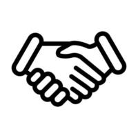 Shake Hand Icon Design vector