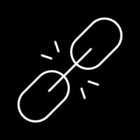 Unique Line Inverted Vector Icon