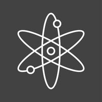 Unique Atom Vector Line Icon