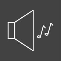 Unique Sound Vector Line Icon