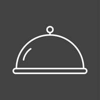 Unique Covered food Vector Line Icon