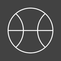 Unique Ball  Vector Line Icon