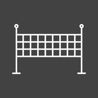 Unique Volley Ball Vector Line Icon