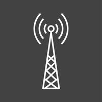 Unique Telecom Tower Vector Line Icon