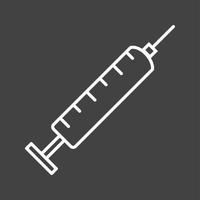 Unique Injection Vector Line Icon