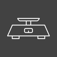 Unique Measuring Scale Vector Line Icon