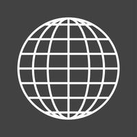 Unique Globe Vector Line Icon