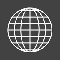 Unique Globe Vector Line Icon