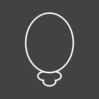 Unique Mirrors Vector Line Icon