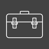 Unique Briefcase Vector Line Icon